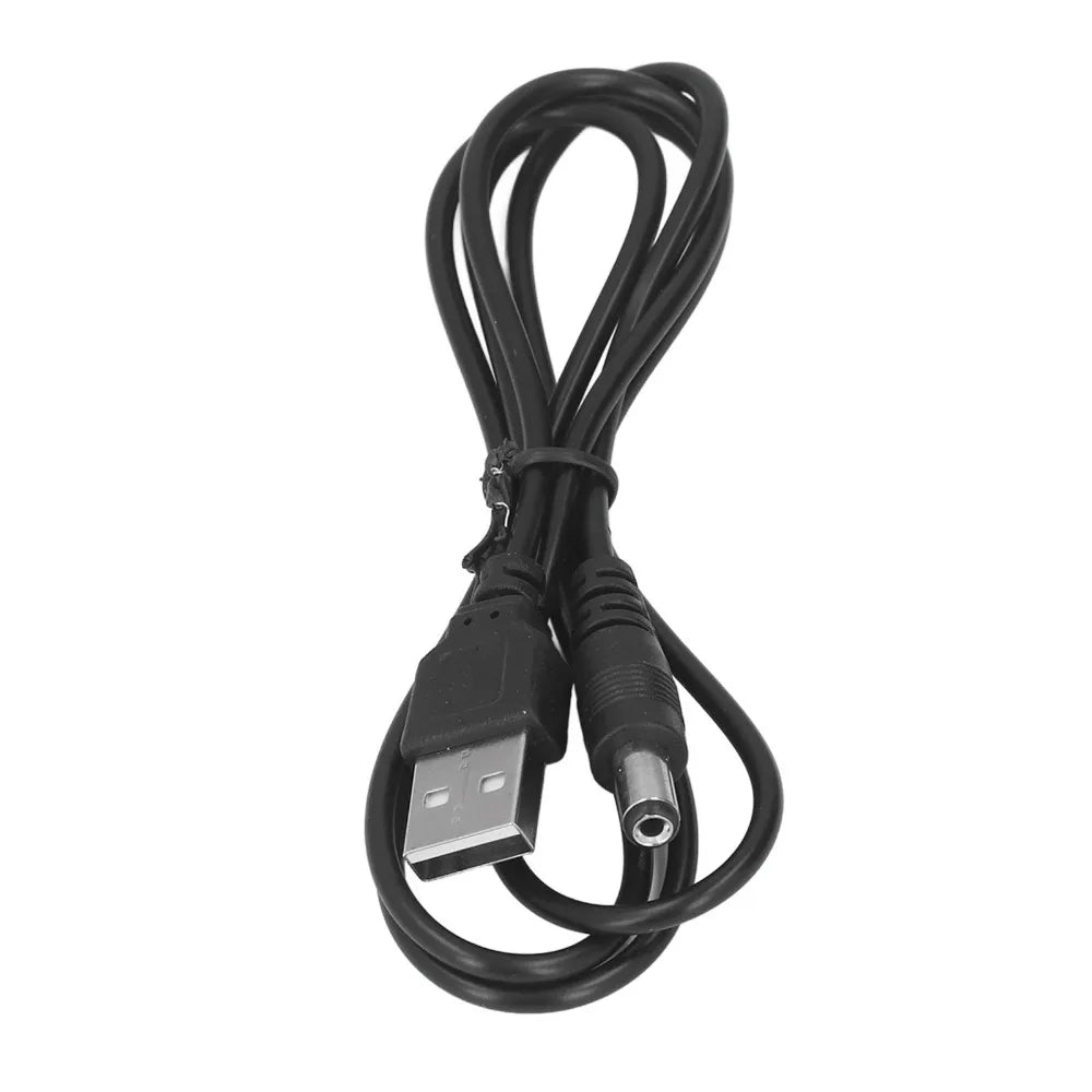 6-Pack USB to DC 5.5mm Power Cable 5V 3.3ft | USB-A Barrel Jack
