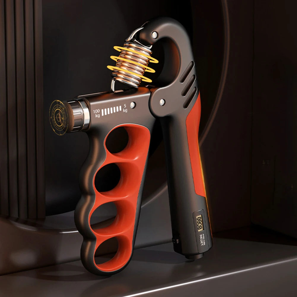 Adjustable 5-100KG Hand Grip Strengthener with Counter | VIBE