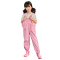 Kids Waterproof Rain Dungarees Windproof Mud Jumpsuit Overalls