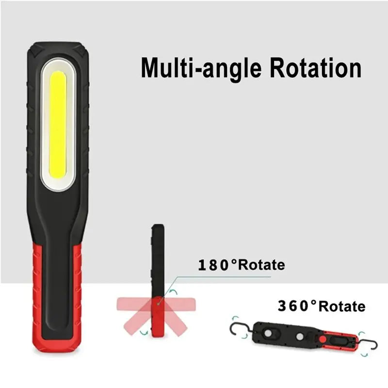 VIBE USB Rechargeable COB LED Work Light Magnetic Camping Lantern