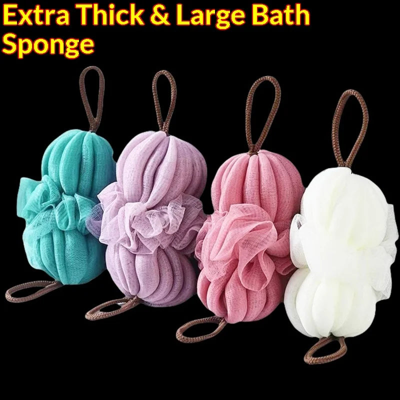 Large Mesh Shower Ball – Foaming Exfoliating Bath Sponge