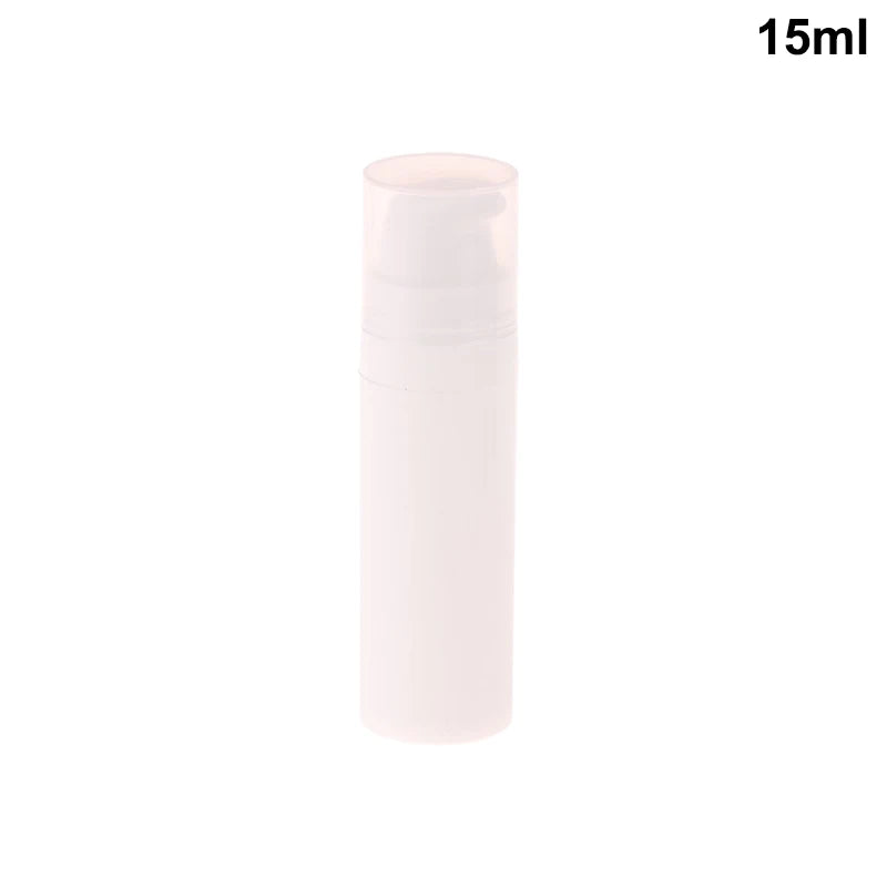 Refillable Airless Pump Lotion Bottle 5ml 10ml 15ml Travel