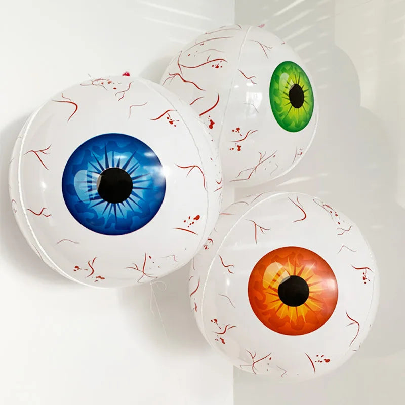 55CM 4D Inflatable Halloween Eyeball Balloon Decoration