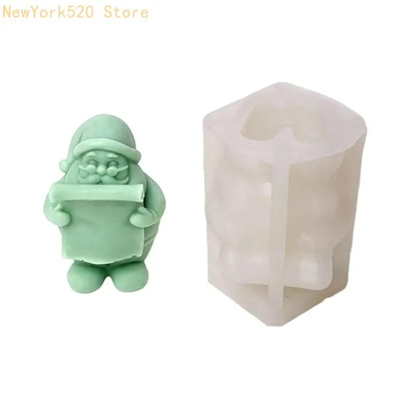Santa Silicone Mould – Christmas Baking & Craft Mold