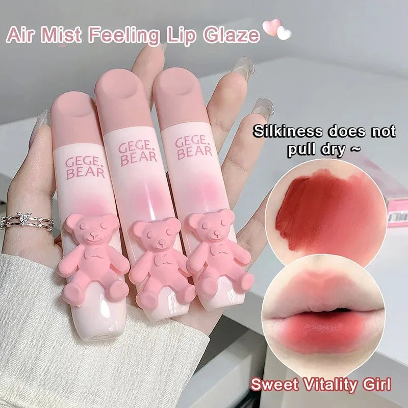 OREADEX Bear Velvet Matte Lip Tint – 6 Colors, Waterproof