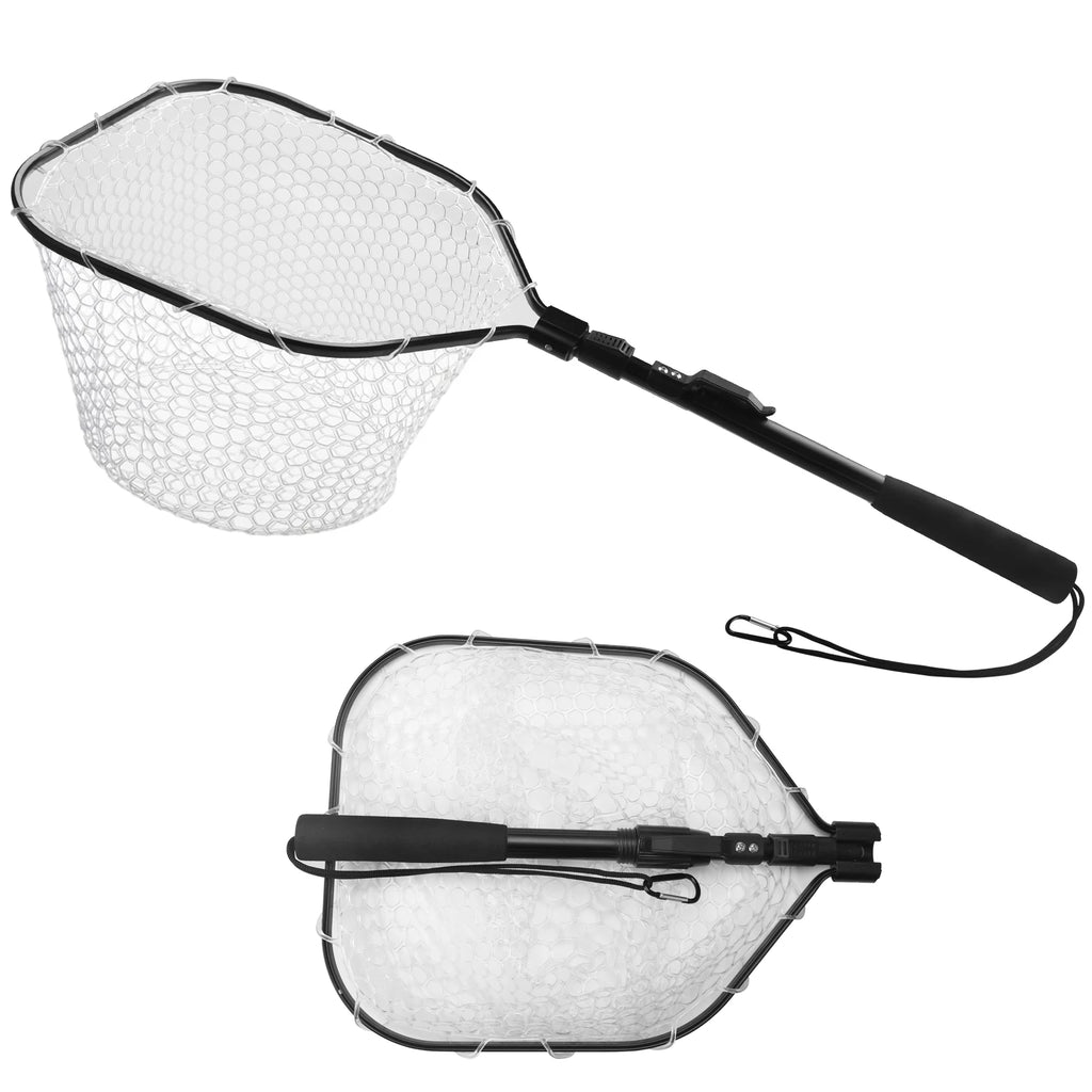 VIBE Folding Fly Fishing Landing Net – Bass & Trout