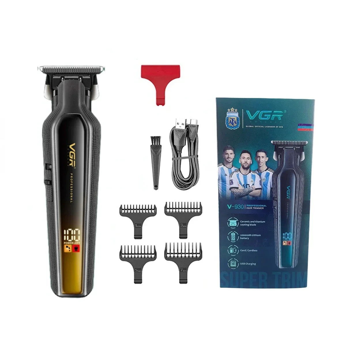 VGR V-930 Cordless Hair Clipper & Trimmer for Men