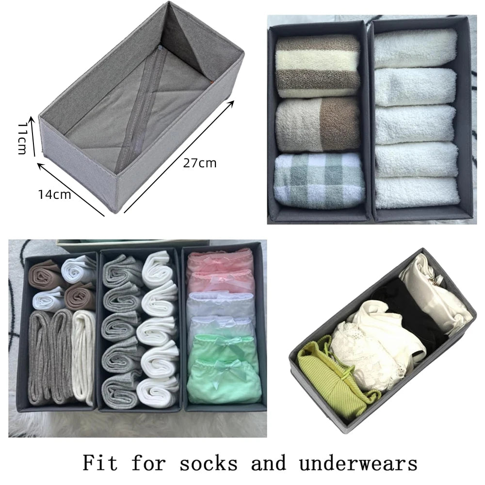 KindFuny Foldable Drawer Organizer – Underwear, Socks & Clothes