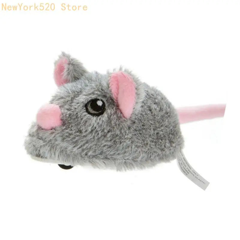 Electric Mouse Cat Toy – Auto Direction Change & Wiggling Tail