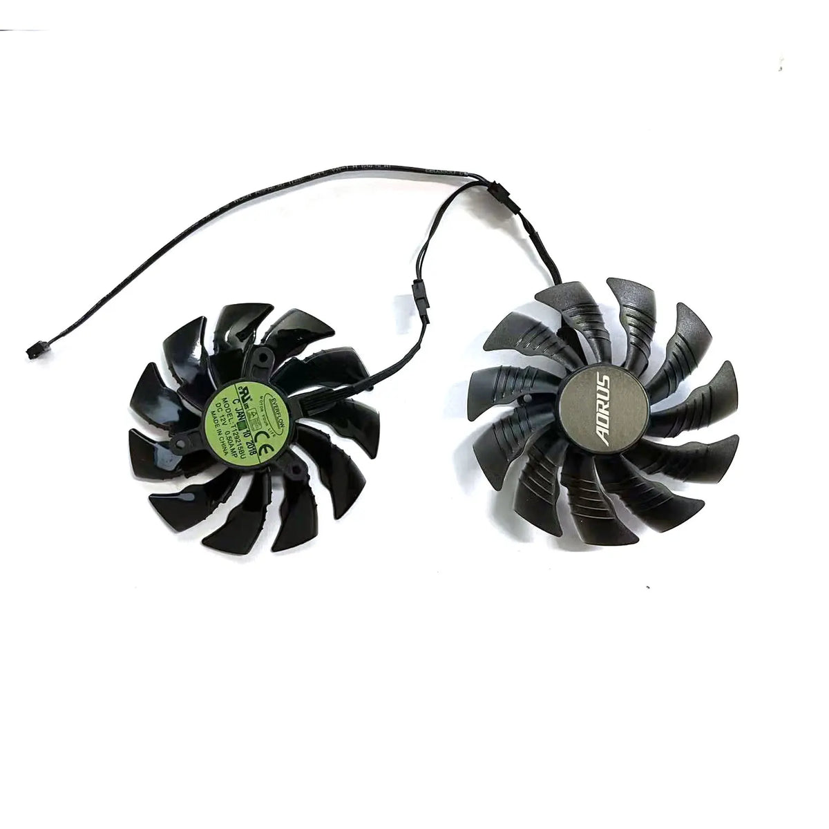 T129215BU GPU Fans 2-Pack for GIGABYTE RX VEGA 64/56 Gaming
