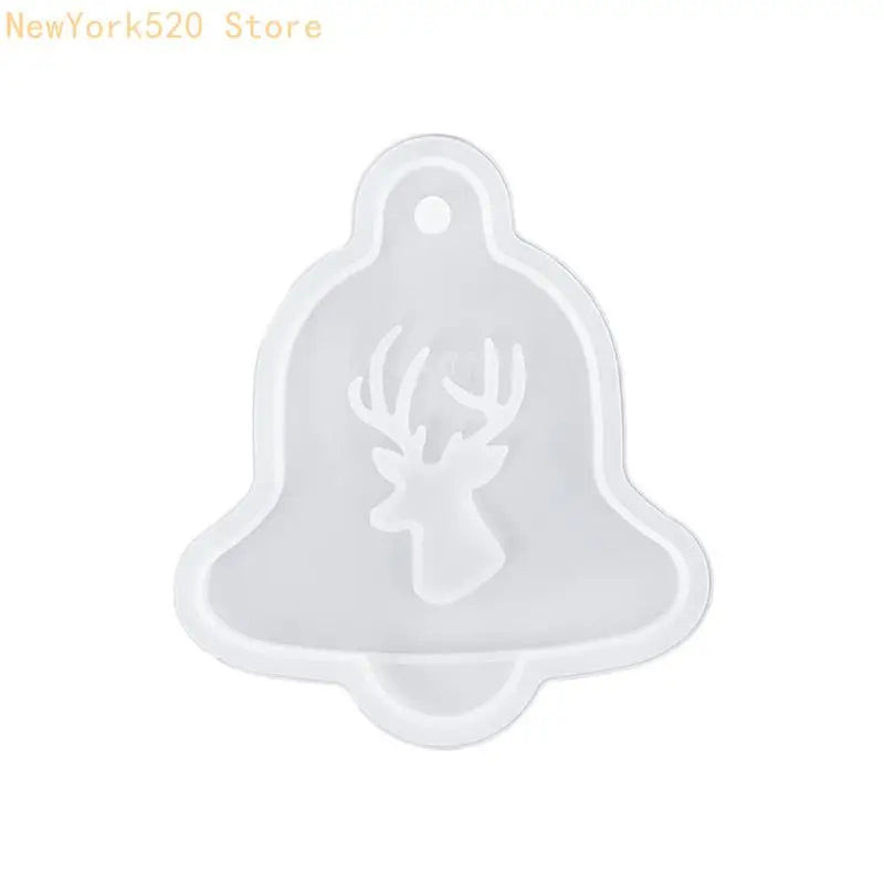 Silicone Christmas Mould – Reindeer Snowman Bells Designs