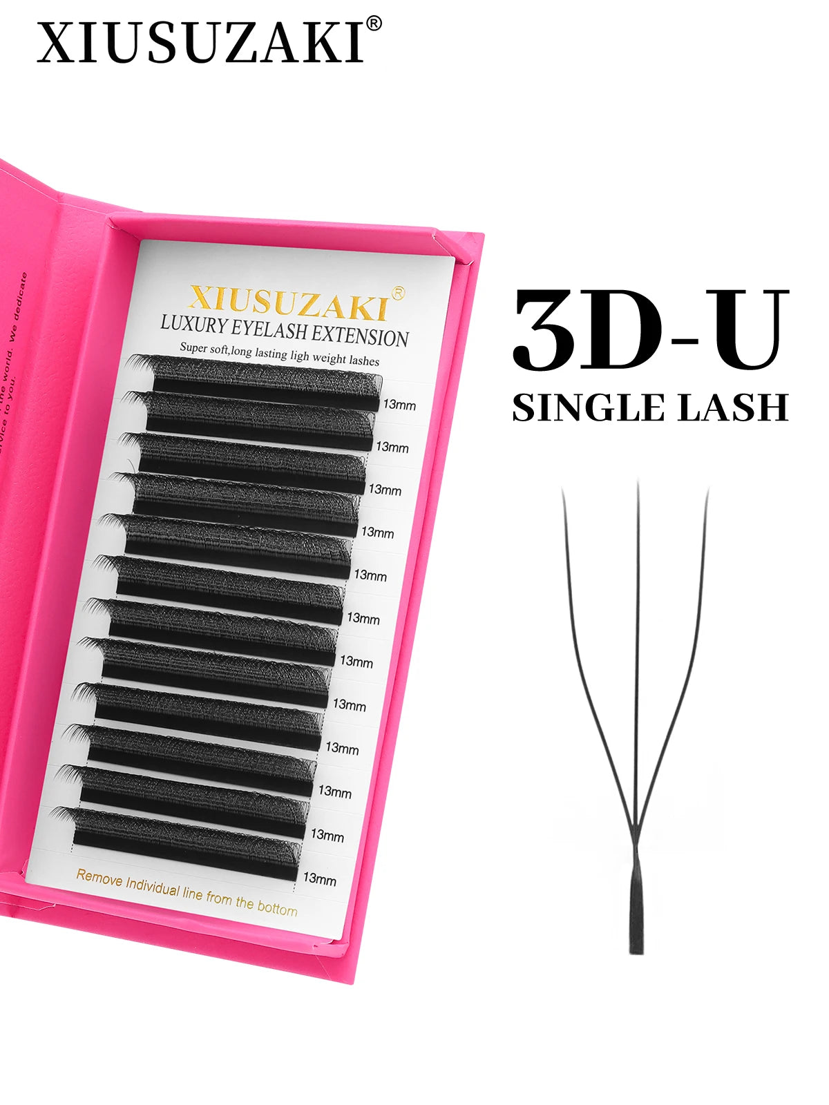 XIUSUZAKI Mink Premade Volume Fans U-Shaped YY Lash Extensions