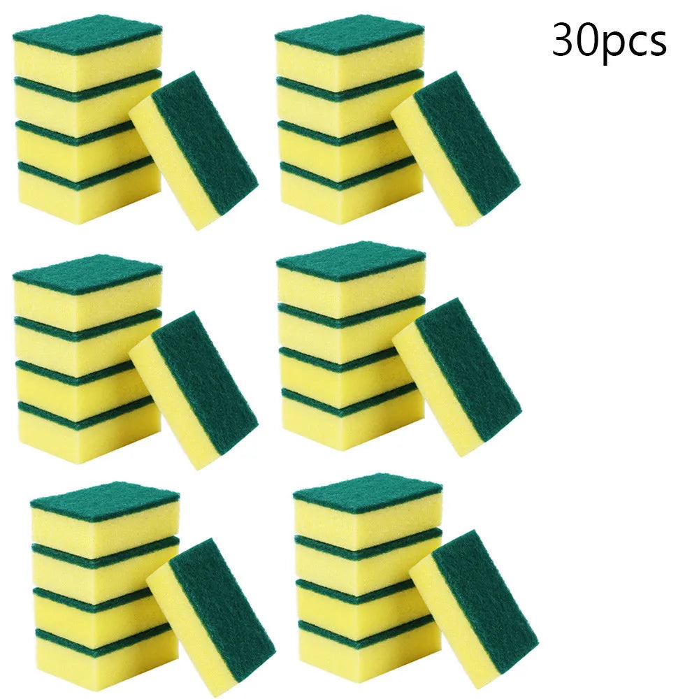 20/30 Pcs Double-Sided Kitchen Scrubbing Sponges Set