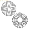 Lace Circle Round Metal Cutting Dies for Scrapbooking & Cards