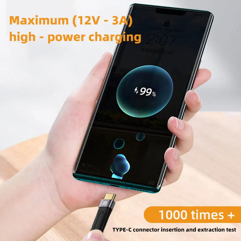 VIBE USB-A to USB-C 10Gbps Fast Charging Cable 13cm