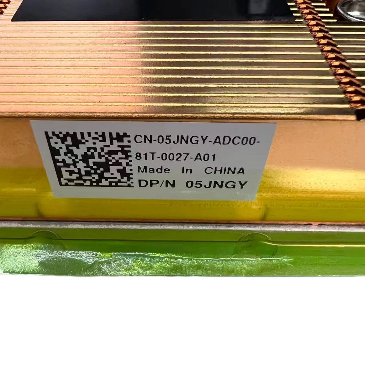 Dell PowerEdge CPU1 Heatsink 104mm CN-05JNGY FC630 M830