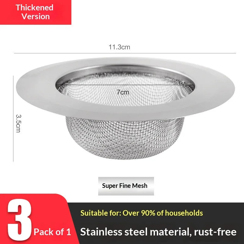 Stainless Steel Sink Strainer Fine Mesh Drain Catcher