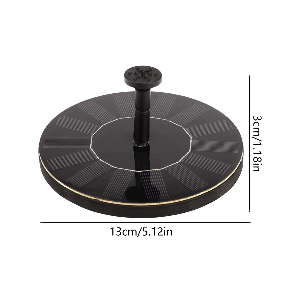 Solar Floating Fountain Pump 4 Nozzles – Bird Bath & Garden Pond