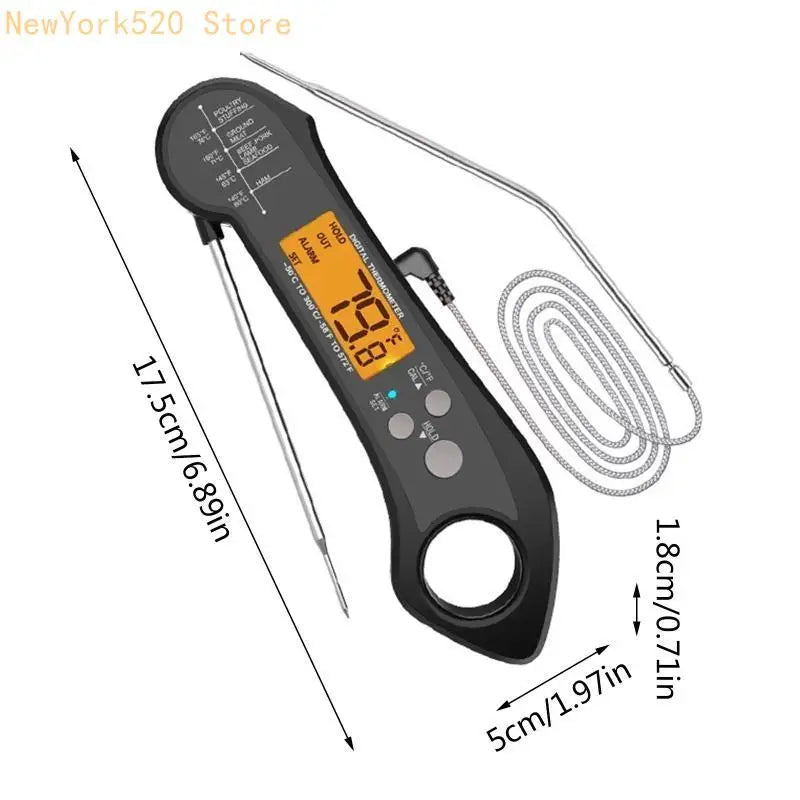 Digital Dual Probe Cooking Thermometer – Fast & Accurate