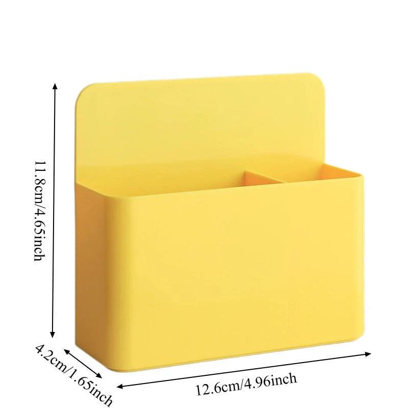 Magnetic Fridge Storage Box – Transparent Organizer & Pen Holder