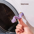 Front-Load Washer Door Vent Lock with Magnetic Hold
