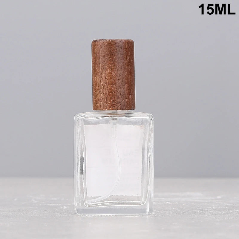 Square Glass Refillable Perfume Spray Bottle 15/30/50ml