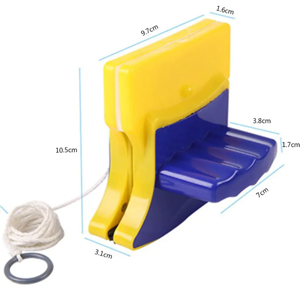 Double-Sided Magnetic Window Cleaner with 1.2M Safety Rope