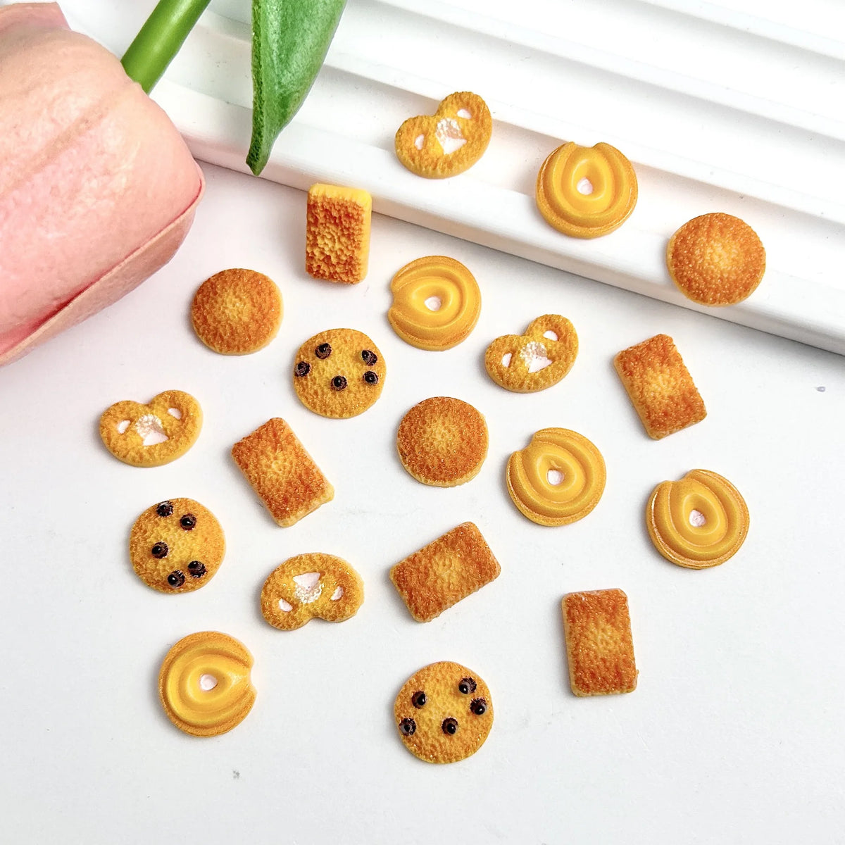 3D Dessert Nail Charms – 20PCS Resin Food Nail Art Decorations