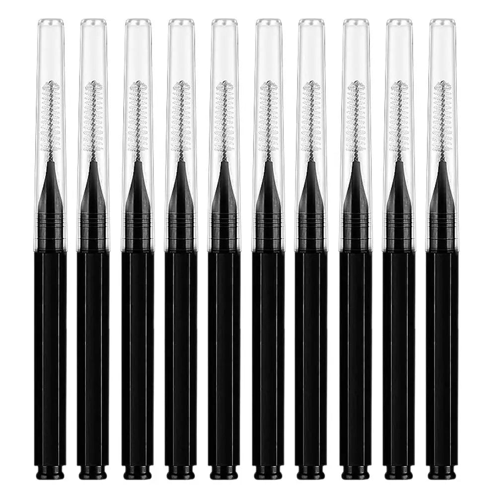 10-Pack Disposable Mascara Wands & Eyebrow Brushes | Lash Comb