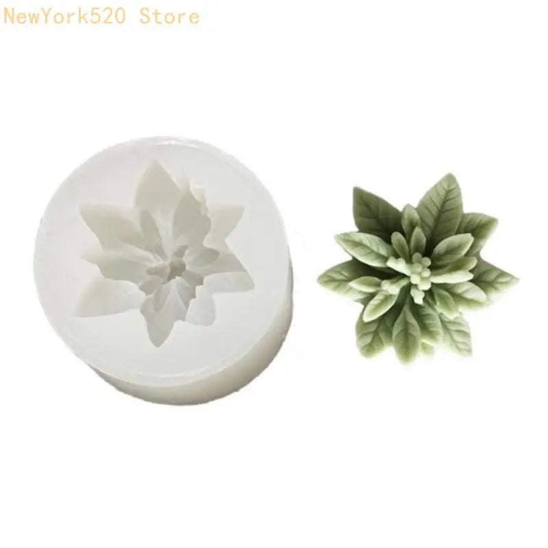 Christmas Poinsettia Silicone Mold – Reusable DIY Resin Casting