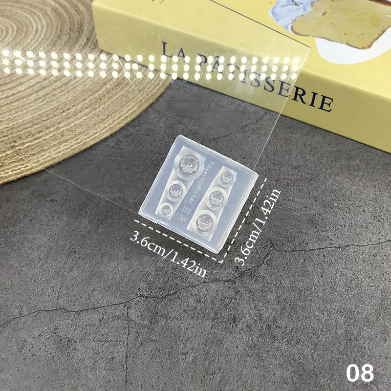 3D Silicone Nail Art Mold – UV Gel Stamping Stencil DIY