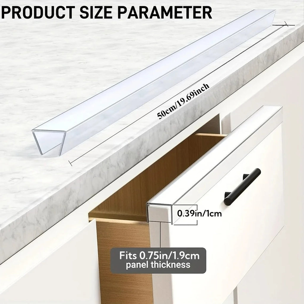 50cm Silicone Cabinet Edge Protector & Drawer Guard | VIBE