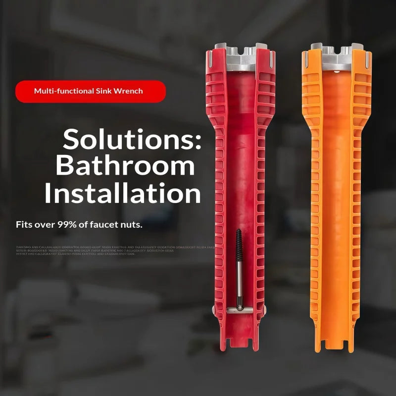 8-in-1 Basin Wrench Faucet Installer Plumbing Tool