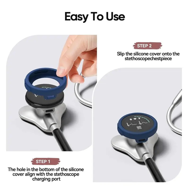 3-Pack Silicone Cover for EKO CORE 500 Stethoscope – Dustproof