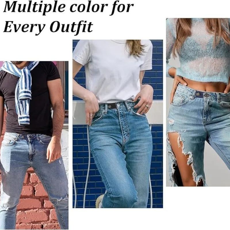 2-Pack Jeans Waist Extender Buckle – Adjustable for Men & Women