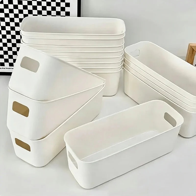 5-Pack Large Capacity Desktop Storage Boxes – Modern Organizer