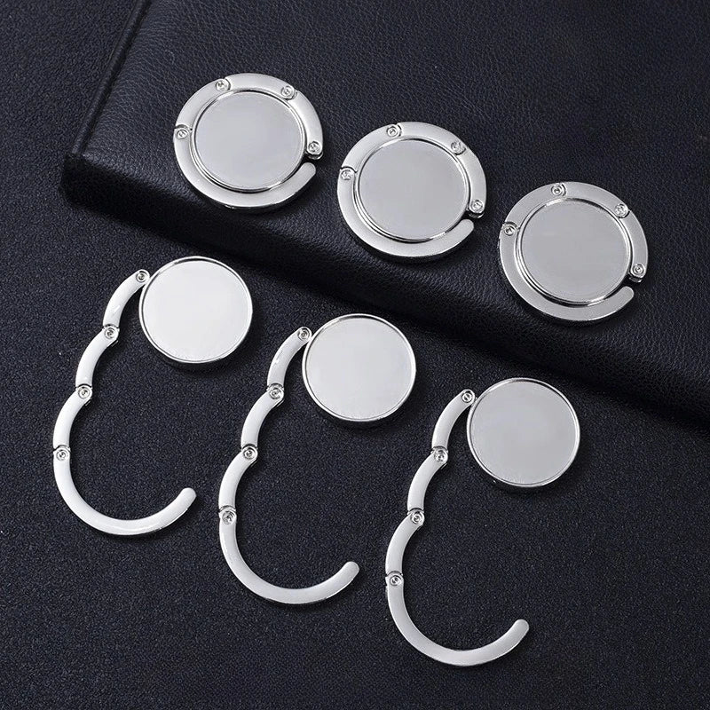 Foldable Bag Hanger Hook – Heavy Duty Zinc Alloy Table Clip