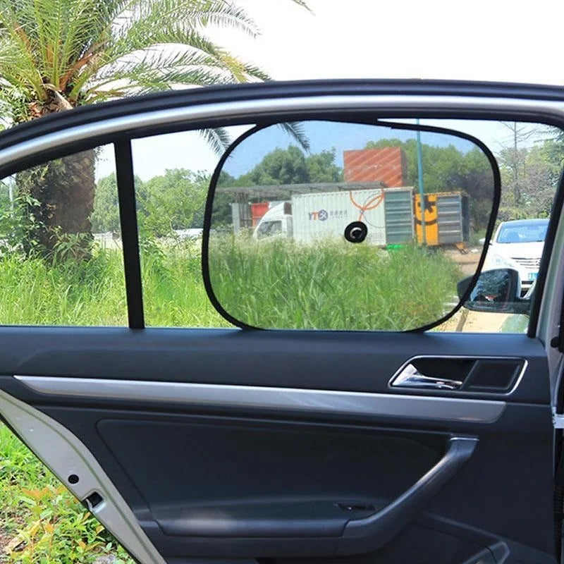Car Window Sunshade Set 2/4pcs – UV Block & Cooling