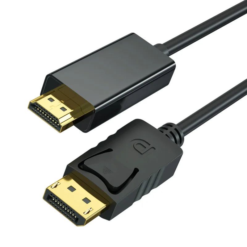 4K DisplayPort to HDMI Cable 3m – DP Adapter for PC, TV & Monitor