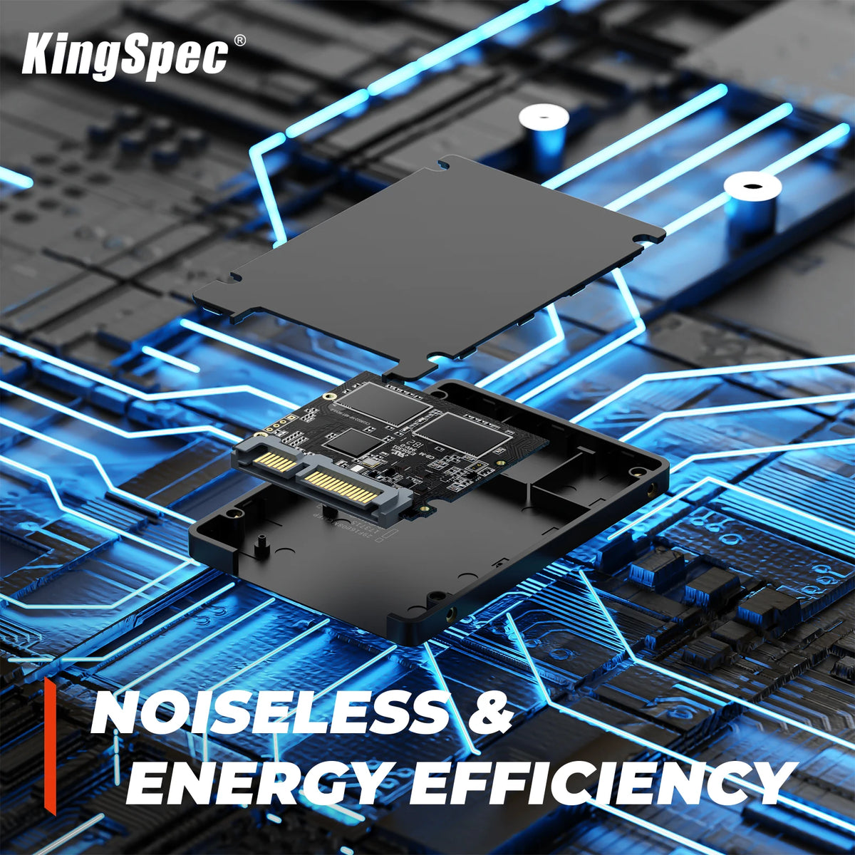 KingSpec 2.5" SATA III SSD 120GB–4TB Internal Solid State Drive