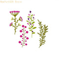 Flower & Grass Metal Cutting Dies Embossing Stencil DIY Set
