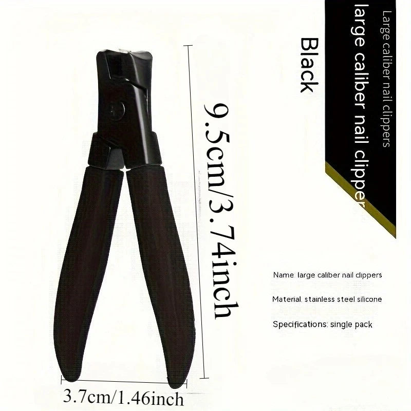 VIBE Large Toenail Clipper – Wide Jaw 25° Blade Stainless Steel