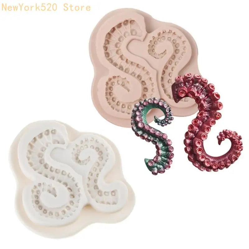 3D Octopus Tentacles Silicone Mold – Chocolate & Candy Baking