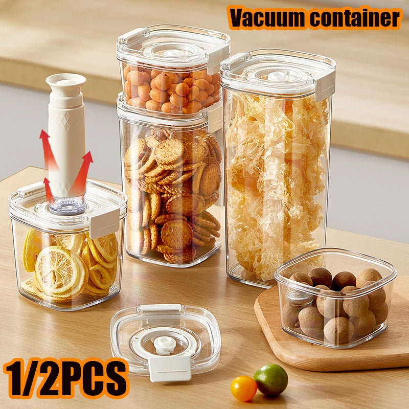 Electric Vacuum Seal Container for Coffee, Rice & Cereal Storage