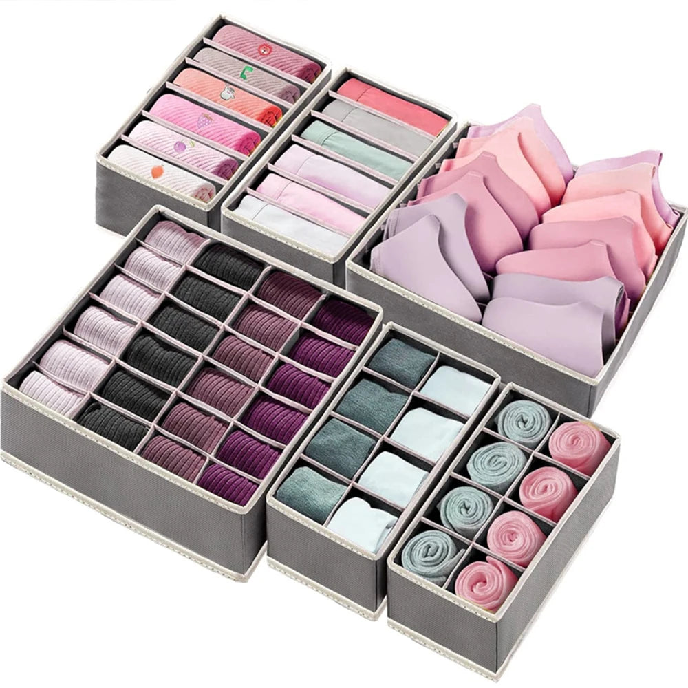 Foldable Drawer Organizer for Underwear, Socks & Clothes