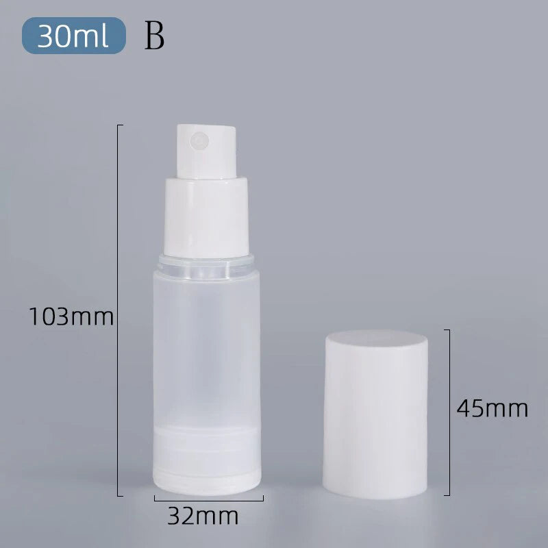 Refillable Vacuum Cosmetic Travel Bottles – Pump & Mist Spray