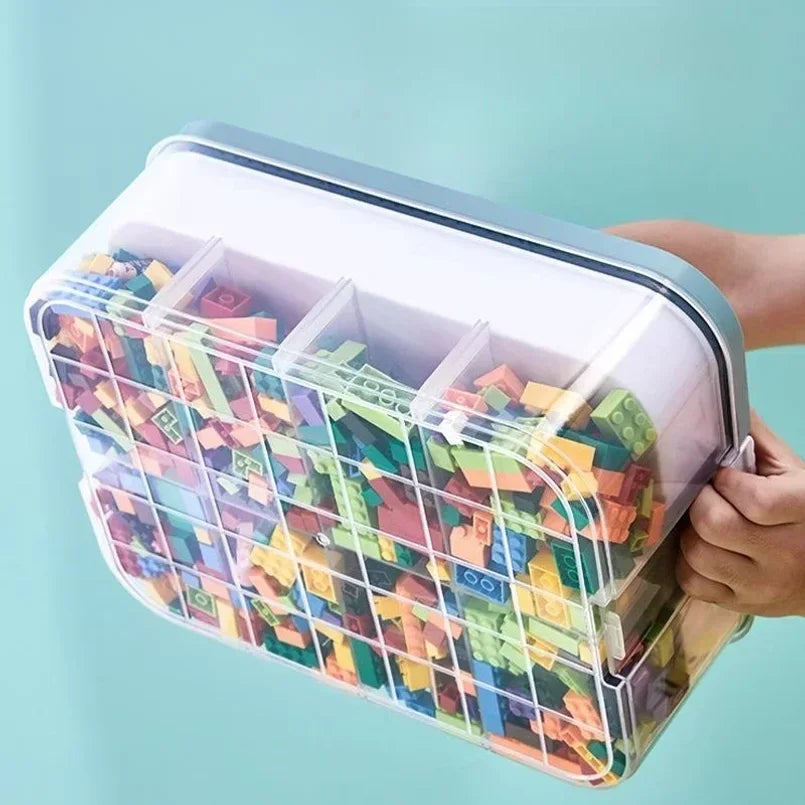 Kids Toy Storage Box – LEGO Puzzle & Building Block Organizer