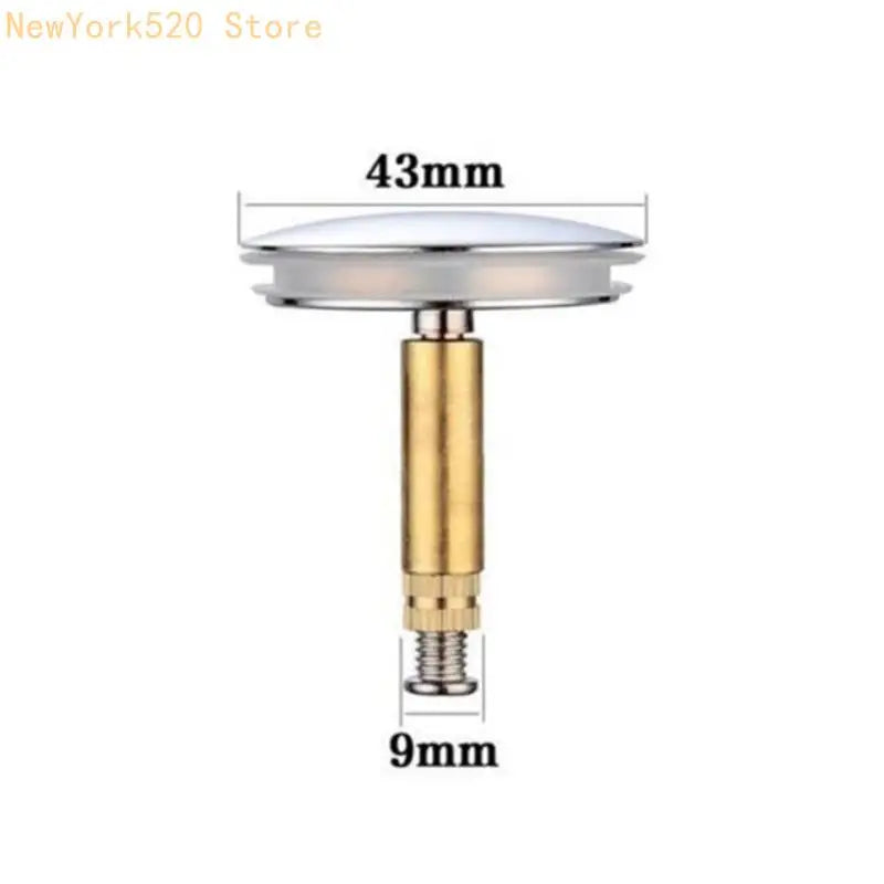 Manual Lift Copper Drain Plug for Bathroom & Kitchen Sink
