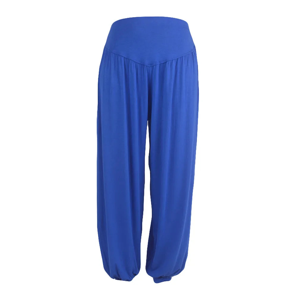 Women's Loose Harem Yoga Pants – High Waist Dance Trousers