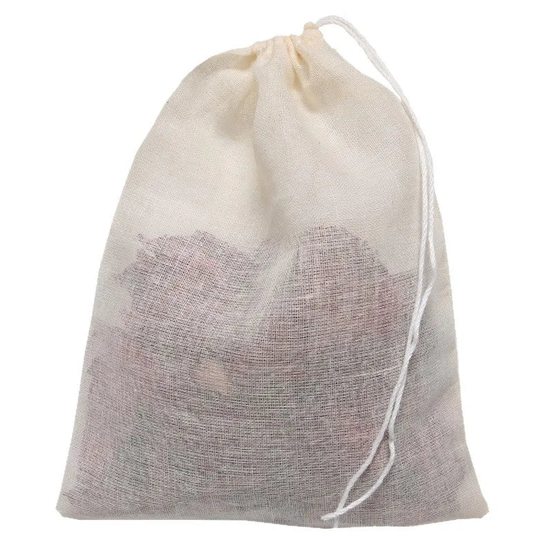 Reusable Cotton Spice & Herb Filter Bags for Cooking